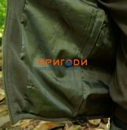 Флісова олімпійка на підкладці Hubertus оливкова - S 10823639/315 фото