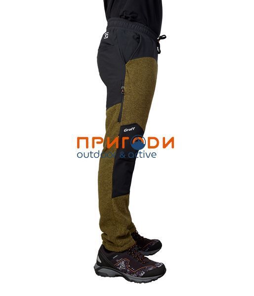 Комплект флісовий з трикотажними вставками оливковий\чорний- M 233-P-BL-13/233-P-SP-13 фото