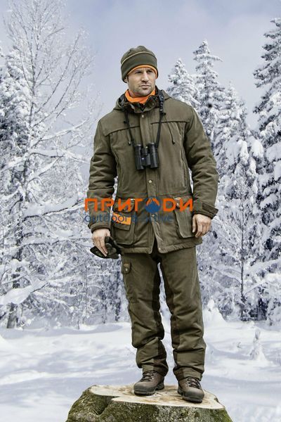 Куртка Hubertus&reg; мисливська утеплена мембранна оливкова OS-Tex 60 - 54 - в наявності H1087 6690 фото
