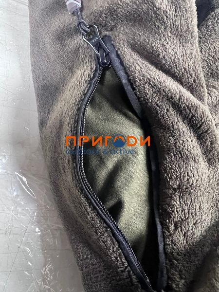 Флісова плюшева олімпійка "PIRIN" Hubertus оливково-коричнева- L 10823648/316 фото