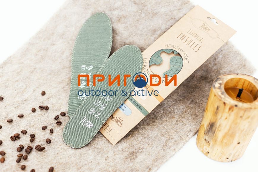 Устілки для взуття антибактеріальні з ароматом кави, Лемурійське озеро (коричневий колір) - коричневий - 34 U1kr фото