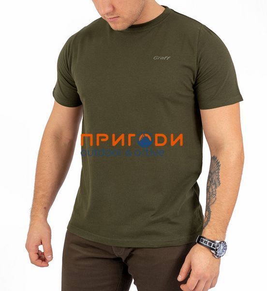 Футболка DUO PACK (2 шт. в упаковці) - оливковий - M 959-OL-2 фото