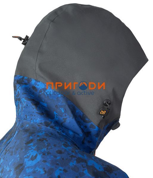 Комплект чоловічий риболовний демісезонний Aquaguard (куртка+штани) мембрана 20 000 - синій/сірий -M-176-182 607-B-9/707-B-1 фото