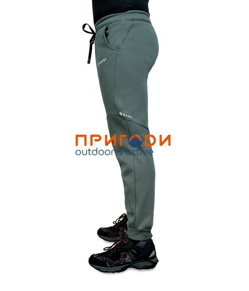 Костюм флісовий худі і штани сіро-зелений - M 232-BL-SP фото
