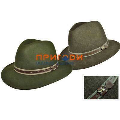 Капелюх SKOGEN&reg; мисливський вовняний з двосторонньою стрічкою оливковий - 60 см - оливковий/оранж SK 200 045 82 фото