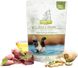 Високоякісний вологий корм для дорослих собак Isegrim Duck&Hearts Качка, сердечка, овочі, лляне масло  і дикі трави (92%м'ясо+бульон) пауч 410 гр IS-05 фото 1