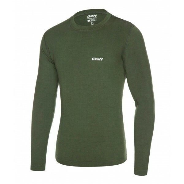 Комплект термоактивного одягу /футболка з довг.рукавом і штани/ MERINO WARM - оливковий - M 915/916 фото