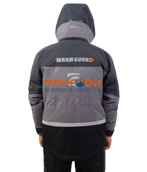 Костюм рибальський зимовий WARMGUARD до -30*C - L - 176-182 - сірий 618-O-B-2/718-OB-1 фото
